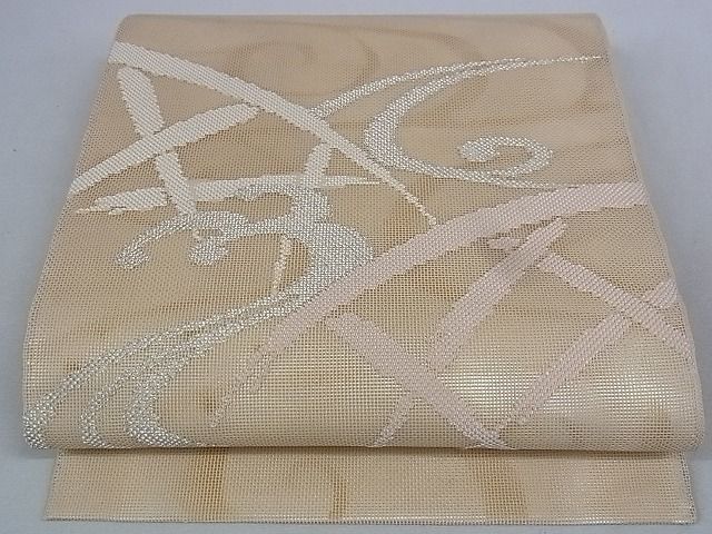 平和屋着物■夏物 太鼓柄袋帯 流水文 正絹 逸品 AAAE4299Awj