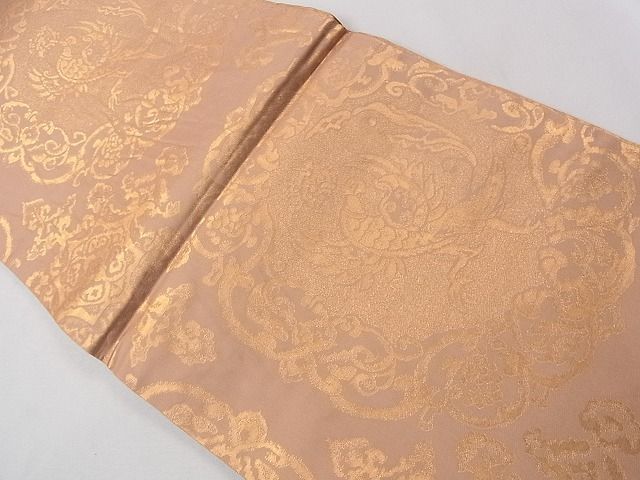 平和屋着物◎織物一筋名門 織悦 全通柄袋帯 正倉院花唐草文 逸品 CAAB5833yk