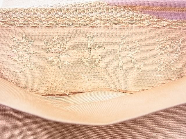 平和屋着物◎六通柄袋帯 唐織 豊楽古代裂 金糸 逸品 BAAD5754fk