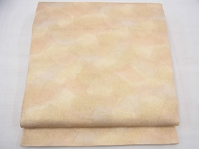 平和屋着物◎全通柄袋帯 砂子綴れ 箔散らし紋様 金糸 逸品 BAAD8538fk