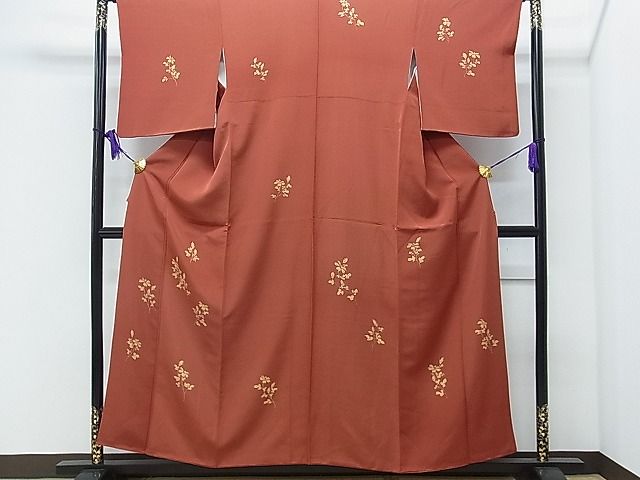 平和屋着物■付下げ 枝花文 逸品 CAAB7828ch