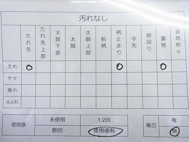 平和屋着物◎六通柄袋帯 ヱ霞箔散らし文様 金銀糸 逸品 BAAD2893ac