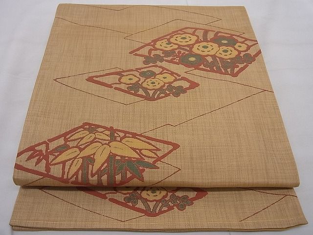 平和屋着物◎西陣 六通柄袋帯 松竹梅 逸品 BAAD7688ac