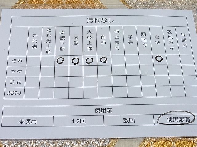 平和屋着物◎六通柄袋帯 菱吉祥文 金銀糸 逸品 BAAE2625ea