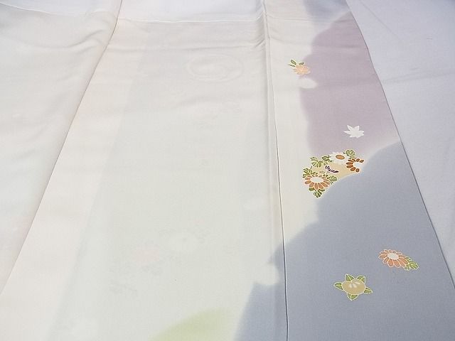 平和屋本店■極上 創業460年・千總 訪問着 駒刺繍 花丸文 暈し染め 金彩 松坂屋扱い 逸品 DZAA0577kh5