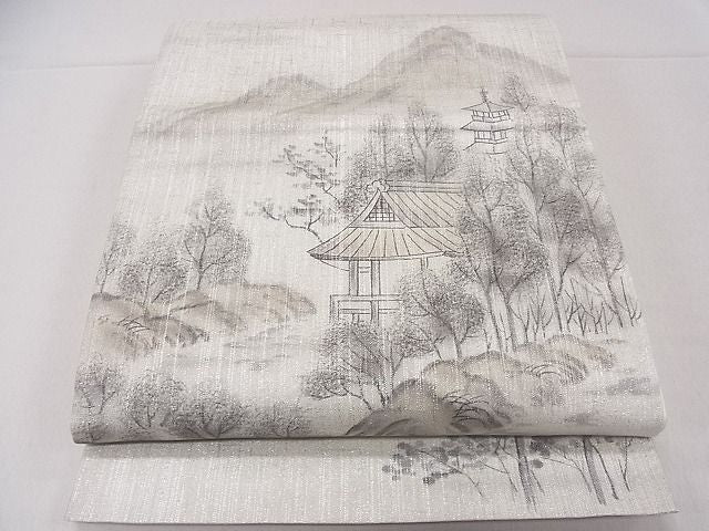 平和屋着物◎六通柄袋帯 作家物 京百景 逸品 CAAD9188ev