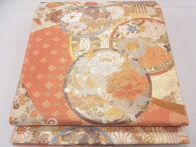 華やか花柄 袋帯
