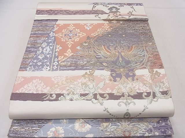平和屋着物◎六通柄袋帯 正倉院名織文 九百