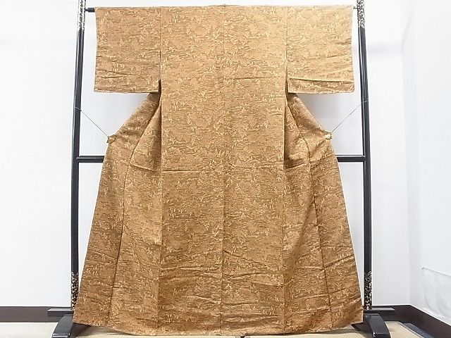 平和屋着物■上質な紬 風景文 逸品 CAAD9627th