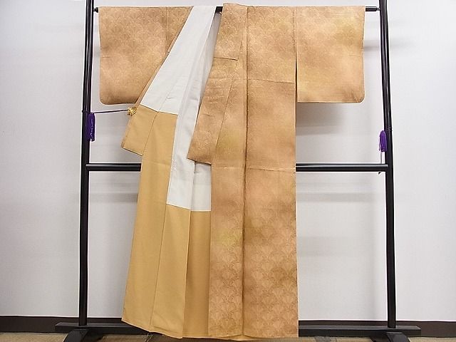 平和屋着物■付下げ 青海波花地紋 暈し染め 逸品 CAAD9514ze
