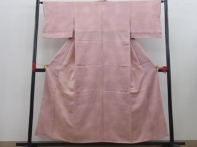 平和屋着物■付下げ 総刺繍 草葉文 暈し染め 逸品 BAAE6610mz