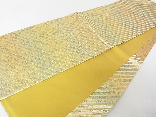 平和屋着物◎佐賀錦 六通柄袋帯 斜島 引箔 金糸 逸品 DAAD4223we