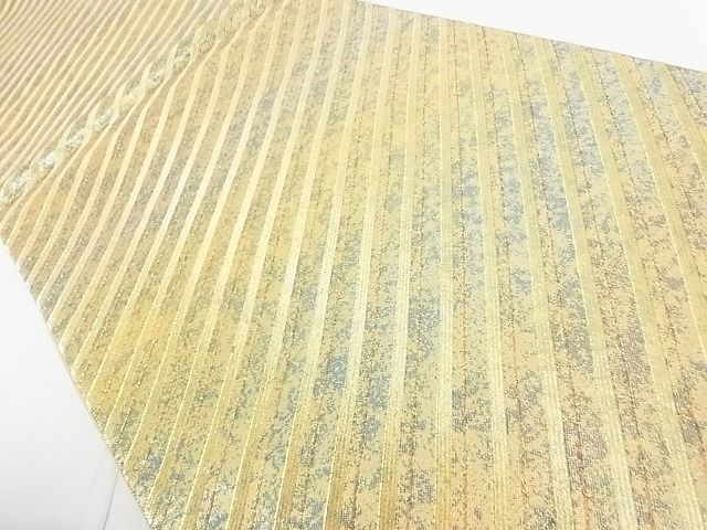 平和屋着物◎佐賀錦 六通柄袋帯 斜島 引箔 金糸 逸品 DAAD4223we