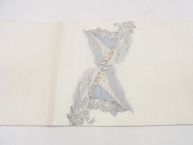 平和屋着物◎太鼓柄袋帯 裏海道五捨三次 逸品 CAAD8774ou