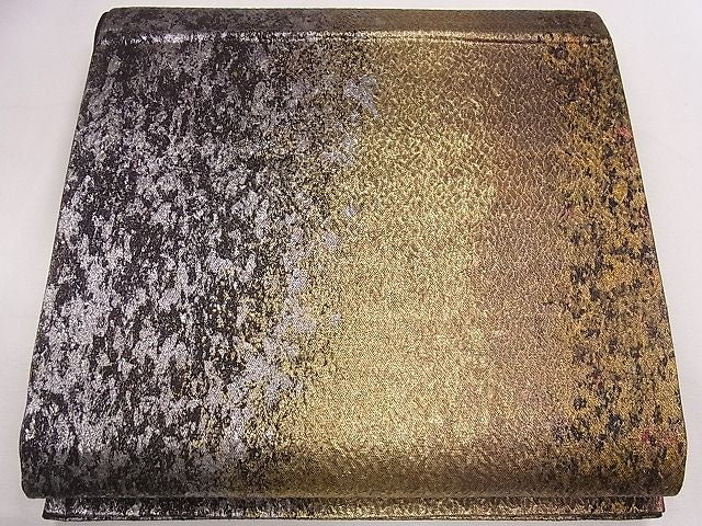 平和屋着物◎六通柄袋帯 霞文 金銀糸 逸品 CAAD1356eg