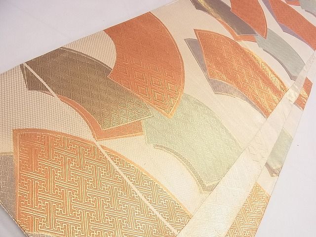 平和屋着物◎佐賀錦 本場筑前博多織 六通柄袋帯 地紙吉祥文 逸品 CAAD1366eg
