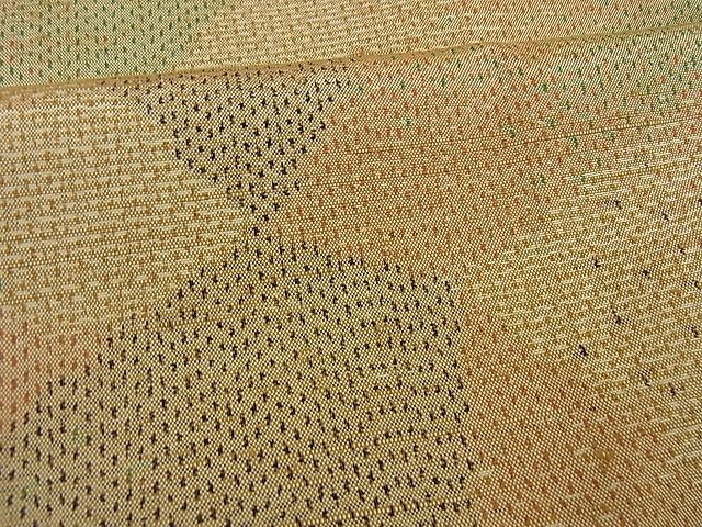 平和屋着物■上質な紬 切嵌文様 逸品 BAAD7144cw