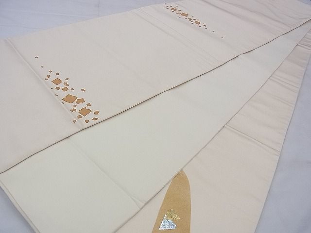 平和屋着物◎太鼓柄袋帯 箔散らし 金銀彩 逸品 BAAE2568ph