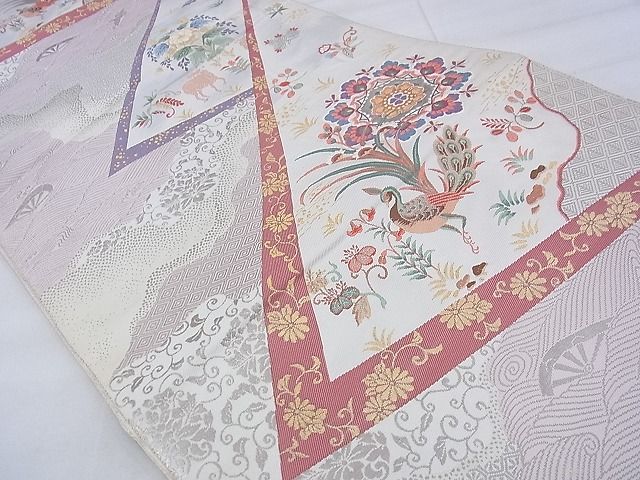 平和屋着物◎六通柄袋帯 唐織 飛鳥を偲 金糸 逸品 BAAE6292ph