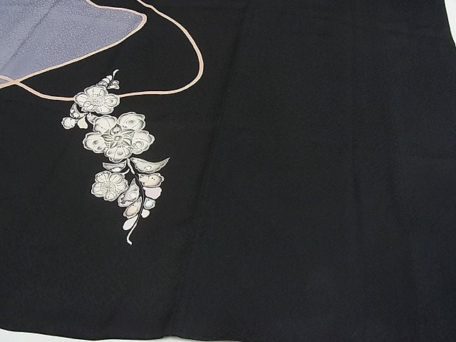 平和屋本店■極上 道中着 ロング丈 辻が花 手描き 逸品 CYAA0013s4