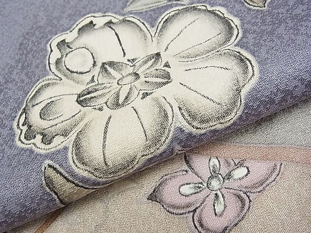 平和屋本店■極上 道中着 ロング丈 辻が花 手描き 逸品 CYAA0013s4