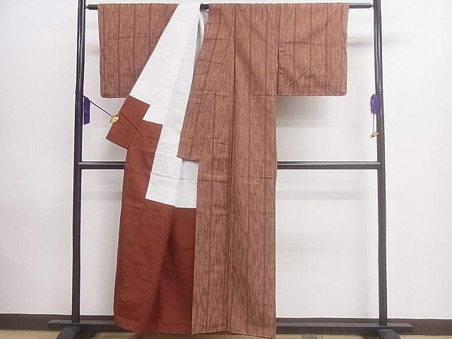 平和屋着物■上質な紬 吉祥間道 逸品 CAAD7860ev