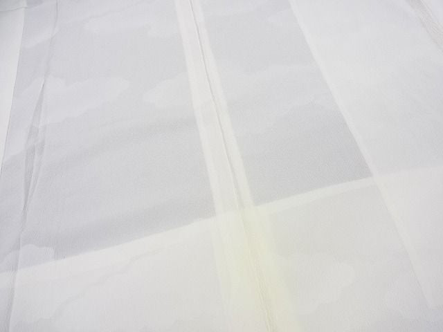平和屋着物■上質な長襦袢 無双仕立て 雲重ね地紋 逸品 CAAD7980ev