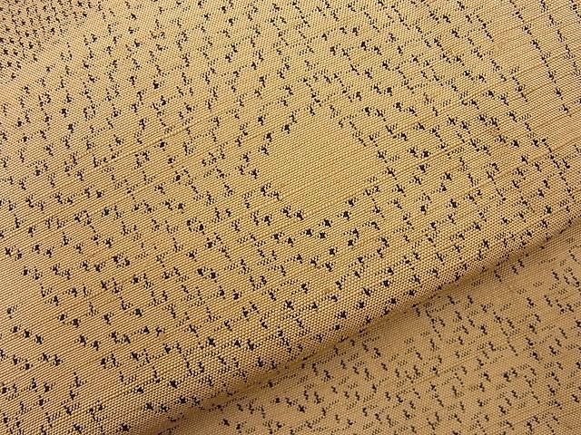 平和屋着物■上質な紬 単衣 色紙吉祥文 逸品 BAAE5313fw