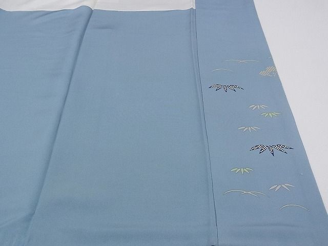 平和屋本店■極上 創業460年・千總 訪問着 刺繍 草花文 金彩 逸品 CZAA0251s4