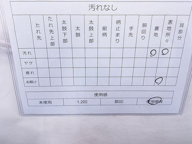 平和屋着物◎六通柄袋帯 唐織 正倉院孔雀花文 逸品 BAAE8659cm