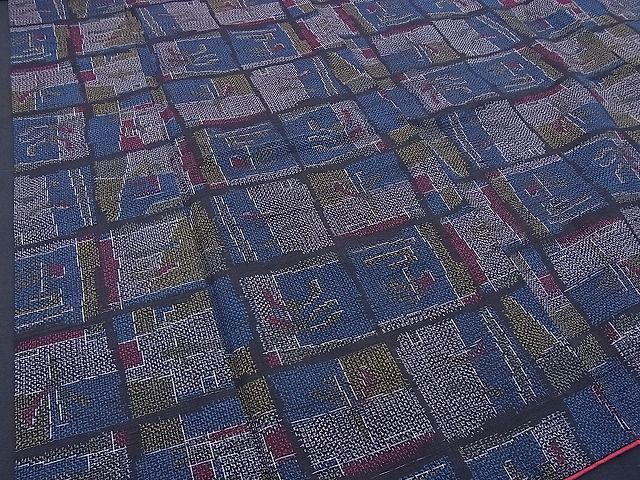 平和屋着物■上質な紬 吉祥文 逸品 BAAF6158gh