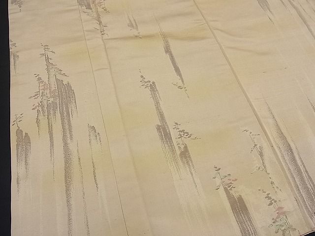 平和屋着物■上質な紬 風景文 逸品 BAAF1801mz