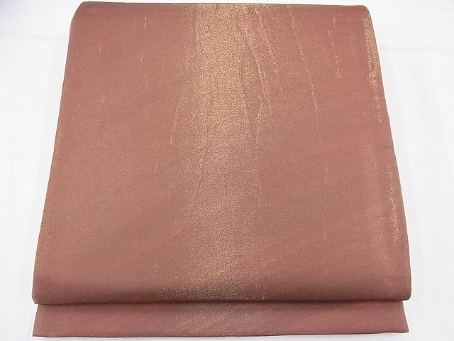 平和屋着物◎六通柄袋帯 霞文 金通し地 逸品 BAAF5691fk