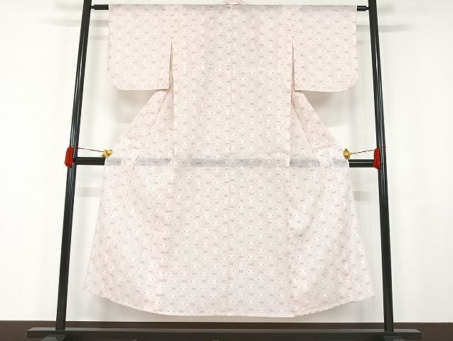 平和屋着物■夏物 小紋 蜀江文 AAAG5041Bwt