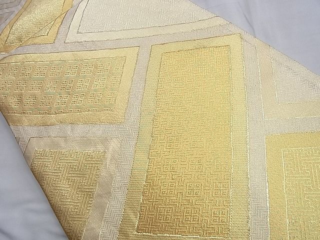 平和屋着物◎佐賀錦 六通柄袋帯 吉祥文 金糸 逸品 BAAF6810ow