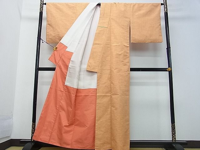 平和屋着物■上質な紬 紬地 霞文 逸品 DAAD4303we
