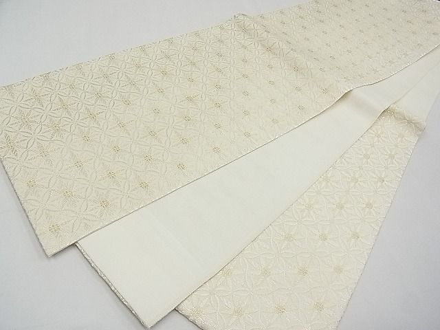 平和屋本店■極上 夏物 六通柄袋帯 唐織 花繋ぎ 金糸 逸品 CYAA0118s4