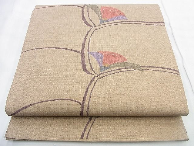 平和屋着物◎六通柄袋帯 舞花文 逸品 BAAF0184th