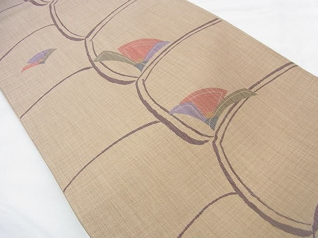 平和屋着物◎六通柄袋帯 舞花文 逸品 BAAF0184th
