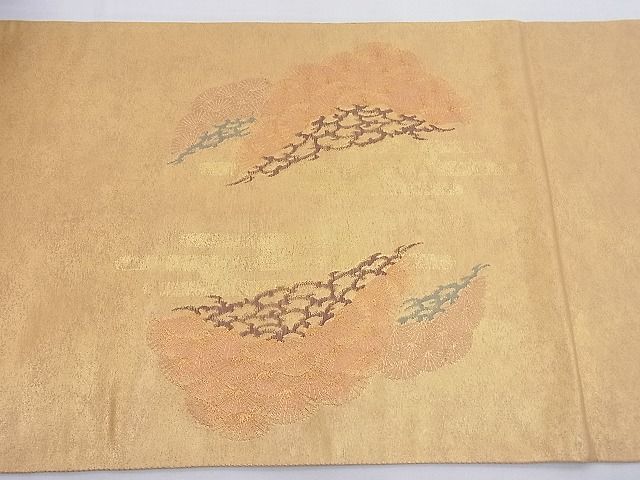 平和屋着物◎太鼓柄袋帯 都路金錦 逸品 BAAF2581ea