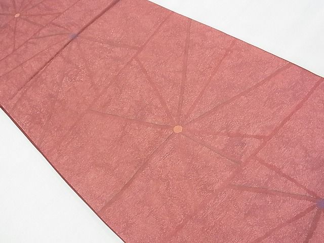 平和屋着物◎六通柄 本袋帯 唐織 幾何学文様 逸品 BAAE9763ns