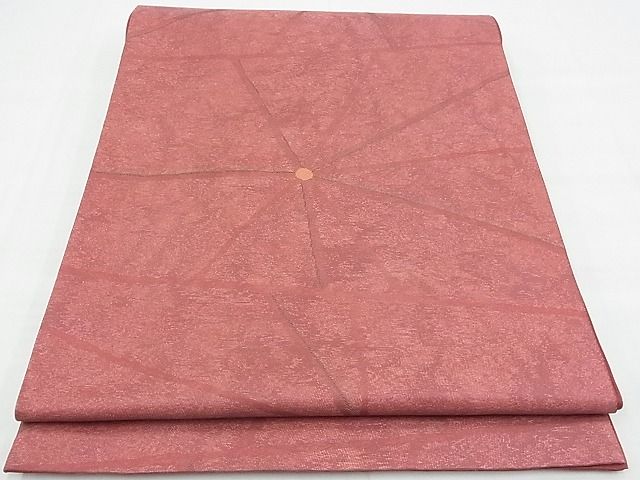 平和屋着物◎六通柄 本袋帯 唐織 幾何学文様 逸品 BAAE9763ns