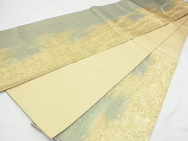 平和屋着物◎六通柄袋帯 霞文 引箔 逸品 BAAF7095ns