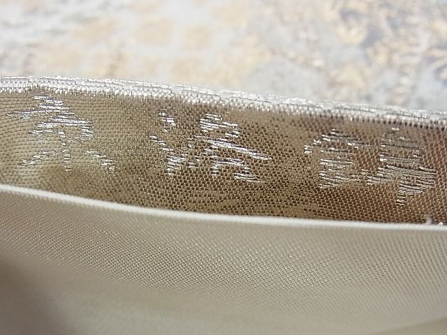 平和屋着物◎六通柄袋帯 京洛錦 風景文 二重引箔 逸品 BAAE9120ph