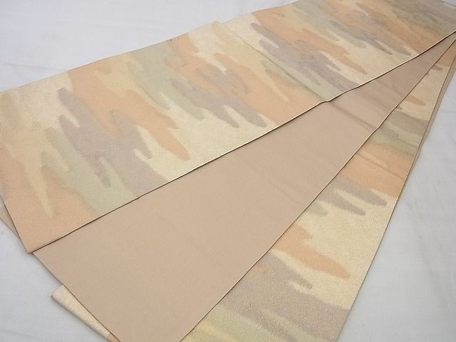 平和屋着物◎砂子綴れ 全通柄袋帯 霞文 金糸 逸品 BAAE9161ph