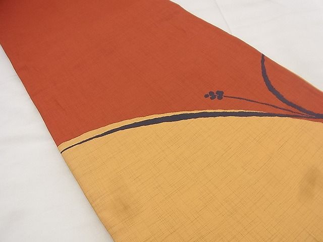 平和屋着物◎太鼓柄袋帯 草花文 逸品 BAAF1551qt