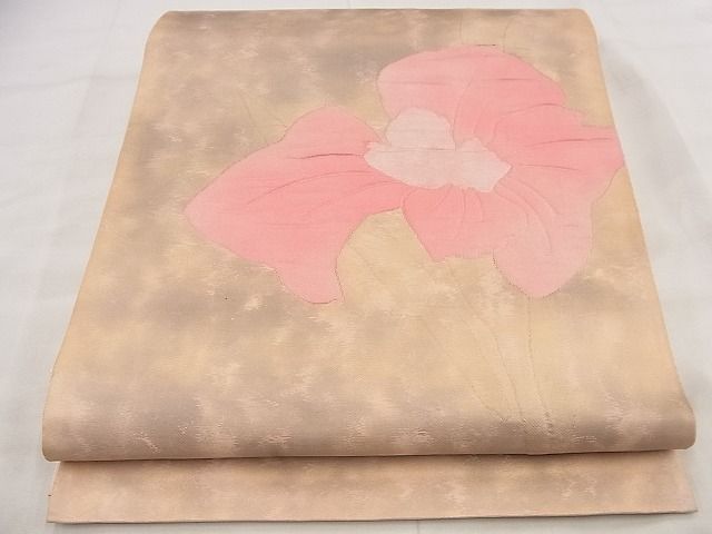 平和屋着物◎太鼓柄袋帯 草花文 逸品 BAAF8680qt