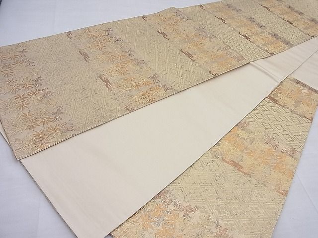 平和屋着物◎六通柄袋帯 桐竹鳳凰 逸品 BAAF7650ea