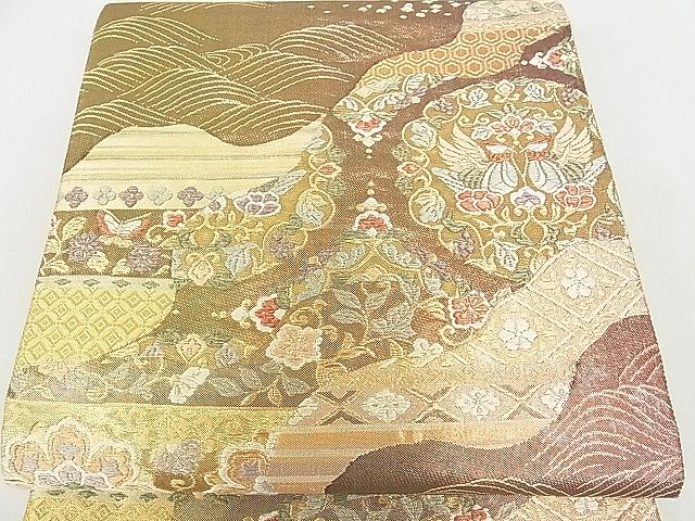 着物の帯です。 大正時代・大伯母と祖母の着物姿！赤茶紬に100年前のラングーン
