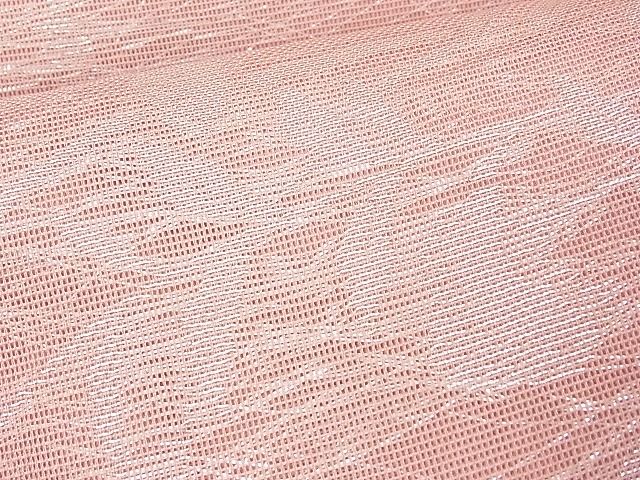 平和屋着物■夏物 六通柄袋帯 草花文 銀糸 逸品 CAAE8476fb